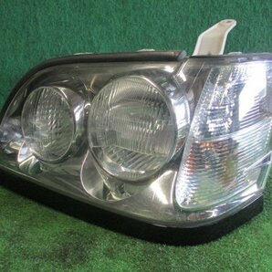 JZS173 17系 クラウン HID キセノン ヘッドライト ヘッドランプ 左右セット 100-76942 ジャンクの画像2