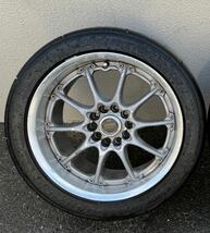 RAYS VOLKRACING GT-N 17インチ 8j 9j ドリケツ レイズ タイヤ付き5H 8J 9J 114.3_画像4