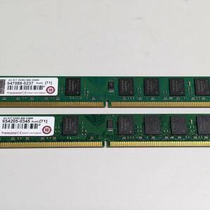 動作確認済! Transcend DDR2-800 PC2-6400U 2GB×2枚（合計4GB）②の画像1