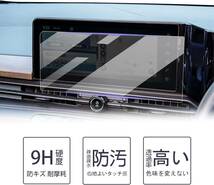 【セレナ C28 保護フィルム5点セット】日産 セレナ C28専用 ナビ ガラスフィルム1枚＋メーター・エアコンパネル保護フィルム各2枚_画像3