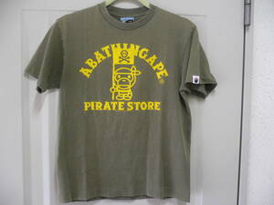 ◆A BATHING APE アベイシングエイプ◆ ロゴ入り Tシャツ S レターパックライト簡易梱包無補償