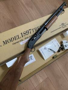 タナカ　M1897 トレンチガン　モデルガン　ショットガン　アメリカン・ウォルナット・デラックス【ジャンク】未発火