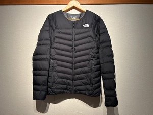 ♪送料無料★THE NORTH FACE★ダウン★Thunder Roundneck Jacket★サンダー ラウンドネック ジャケット★2023AW★品番:NY82013★黒★L♪