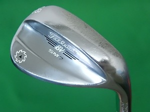 タイトリスト VOKEY DESIGN SM7 WEDGES ［Dynamic Gold （スチール）］ （ウェッジ/S/58度/12度） ツアークローム