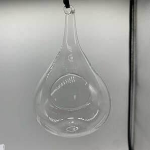 ★B974★ 6点セット ハンギンググラスプランツ ドロップ型 ガラス製 高さ13cmの画像2