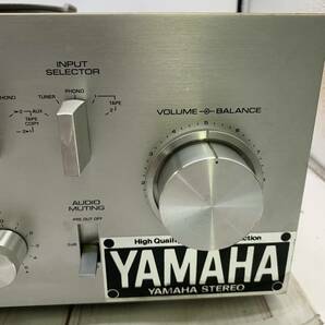 ★ML10685-1★ YAMAHA CA-1000III プリメインアンプ ヤマハ 音響 機材 通電、一部音出し確認済みの画像9