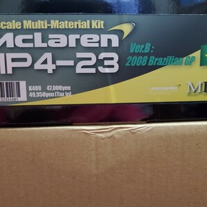 1/12 scale Multi-Material Kit Ver.B 2008 Brazilian GP McLaren MP4/23 F1 モデルファクトリーヒロ マクラーレン ルイスハミルトンの画像1