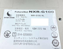 1円～　●CENTURY SYSTEMS FutureNet NXR-G100　ACアダプター付き　中古動作品_画像4