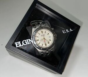 未使用 腕時計 ELGIN エルジン 時計 FK-627-A ダイバー メンズ アナログ クォーツ ブランド アクセサリー ファッション