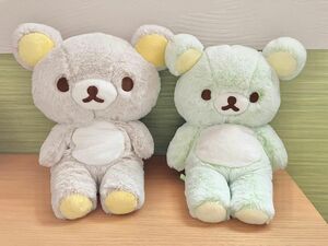 リラックマストア限定　シャーベットぬいぐるみ　茶　緑　 RILAKKUMA まとめ売り