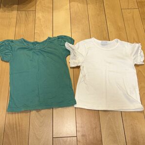 半袖Tシャツ Tシャツ 半袖　無地　グローバルワーク　100cm キッズMサイズ