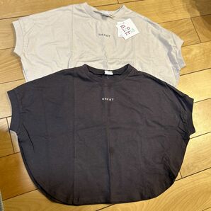 Tシャツ カットソー 半袖 トップス　100cm しまむら　新品　タグ付き　未使用