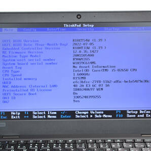 Lenovo ThinkPad L390 第8世代 Core i5-8265U 13.3インチ液晶 メモリー8G 256G SSD(M.2) Webカメラ Wifi Windows11の画像3