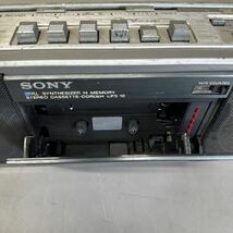 SONY ソニー ラジカセ ステレオカセットレコーダー CFS-10 【現状出品】_画像4