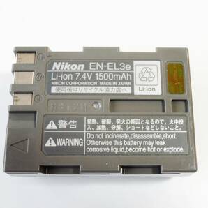 Nikon 純正品 EN-EL3a / 純正品 EN-EL3e / 互換品 EN-EL3e 計3個セット Li-ion バッテリーの画像5