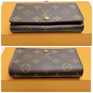 A067【美品】LOUIS VUITTON ルイヴィトン モノグラム ポルトフォイユ トレゾール L字ファスナー 二つ折り財布 ウォレット N61730/CA0040の画像4