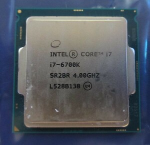 ☆Intel CPU Core i7-6700K 4.2GHz 8Mキャッシュ 4コア/8スレッド LGA1151☆中古品