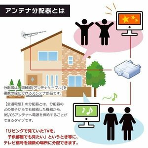 ◆送料無料/規格内◆ アンテナ３分配器 地上/BS/CS デジタル放送対応 全端子通電型 5-2650MHz ◇ 3分配器 STV-13S