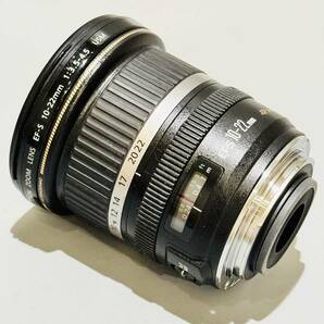 甲HG001 1円スタート 美品 クリーニング済 キャノン CANON ZOOM LENS EF-S 10-22mm 1:3.5-4.5 USM ULTRASONIC 超広角ズームレンズの画像5