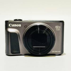 甲HG018　1円スタート　状態良好　美品　2点　本体/バッテリー　動作品　キャノン　Canon　SX720 HS　PC2272　デジタルカメラ　デジカメ