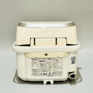 甲HK9975 美品 クリーニング済 動作確認済 2013年製 5.5合炊 パナソニック Panasonic スチームIHジャー炊飯器 SR-SH103 ホワイトの画像7