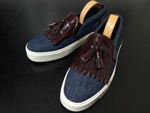 極美品 試し履き程度 ヴィトン 7 LOUIS VUITTON ♯FD0174 タッセル ソフトドレススニーカー 8492_画像4