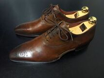 極美品 使用回数少 マグナーニ 42 Magnanni オパンケ製法 メダリオントゥ ドレスシューズ 8528_画像6