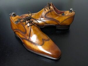  ultimate beautiful goods usage little Magna -ni39 Magnannio bread ke made law wing chip Anne teak brown dress shoes 8538