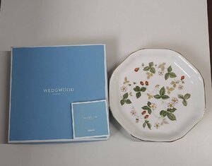 〇WEDGWOOD　ウェッジウッド　ワイルドストロベリー　オーバルディッシュ　２５㎝　プレート　皿