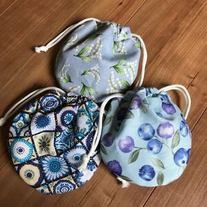  hand made refreshing blue group Mini Mini pouch set 