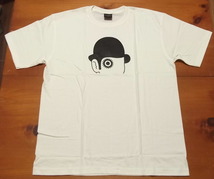 新品【Clockwork Orange】時計じかけのオレンジ アレックス プリント Tシャツ 白 XL // スタンリーキューブリック ムービー 映画Tシャツ_画像1