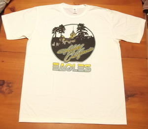 XXL(2XL) 新品【EAGLES】 イーグルス Hotel California プリント Tシャツ // ホテルカリフォルニア ロックTシャツ バンドTシャツ