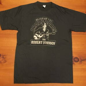 新品 【Robert Johnson】ロバートジョンソン Vintage Style 両面 プリントTシャツ XL // ブルース クロスロード エリッククラプトンの画像1