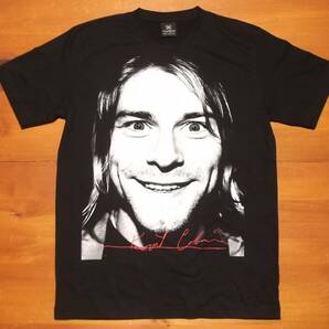 新品 【Kurt Cobain】 カートコバーン ニルヴァーナ Smells Like Teen Spirit 両面 プリント Tシャツ XL //グランジ ロックTシャツ バンドの画像1