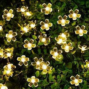 Солнечная светодиодная струна световой сад Солнечный свет 60 млн 11 м вишневые цветы