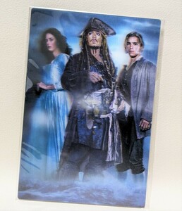 在庫限り Disney Pirates of the Caribbean パイレーツ・オブ・カリビアン5 最後の海賊 Jack&Carina&Henry ポストカード 立体 B2303116