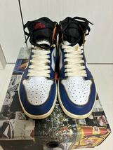 【1円〜スタート】Union Nike Air Jordan 1 Retro High OG NRG Storm Blue/Varsity Red27.5cm_画像2