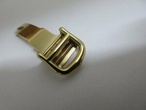 Cartier Dbuckle GP 12mm/ カルティエ 純正Dバックル 金メッキ　/ 取付け幅　12mm レディース