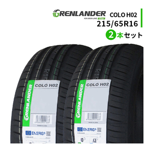 2本セット 215/65R16 2024年製造 新品サマータイヤ GRENLANDER COLO H02 215/65/16