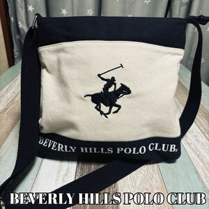 BEVERLY HILLS POLO CLUB （ビバリーヒルズポロクラブ）キャンバス ショルダーバッグ 