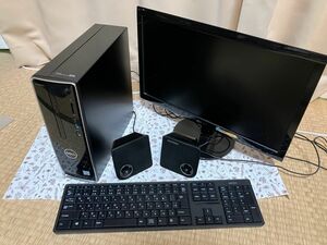 DELL Inspiron3470 モニター　キーボード　スピーカー　デスクトップパソコンセット