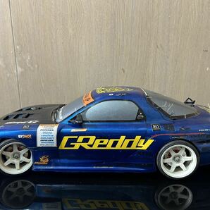 ★31 ヨコモ ドリフトパッケージ プロポセット マツダRX-7 FD3S RE雨宮 D1仕様 LEDライト装着 の画像3