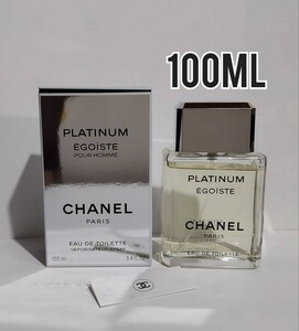 [100ml осталось количество несколько большее количество ] Chanel платина Egoist o-dutowa let *CHANEL PLATINUM EGOISTE EAU DE TOILETTE VAPORISAPOER SPRAY