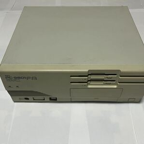 ジャンク品 NEC PC-9801FA/U2 通電確認済 ケーブル等の画像1