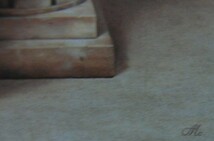 森本草介【花台の裸婦】希少画集画、状態良好、新品高級額装付、送料無料、洋画 油彩 人物、zer_画像4