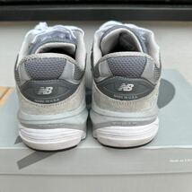 New Balance ニューバランス M990GL6 国内正規品　　M990 V6 スニーカー 27.5㎝ 本物 グレー LT.GRAY MADE IN USA _画像4