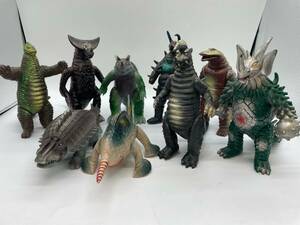 S4991◆ 【9体まとめ売り】 ウルトラ怪獣シリーズ ソフビ人形 ウルトラマン 怪獣 レッドキング ゴモラ 等 円谷プロ 東映 昭和レトロ