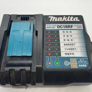 S4737■ 【通電確認済】 makita マキタ DC-18RF バッテリー急速充電器 14.4V-18V 5V 充電器 USB AC100V専用の画像1