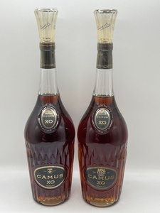 K1179■【2本セット・各1000ml】 COGNAC CAMUS XO コニャック カミュ ロングネック 各1L ブランデー 未開栓 洋酒 古酒 お酒 大瓶 フランス