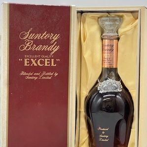 K1200■【神奈川県内へのみ発送】 Suntory Brandy EXCEL サントリー ブランデー エクセル 700ml 40％ 未開栓 箱付 国産 お酒 特級 日本 ■の画像1